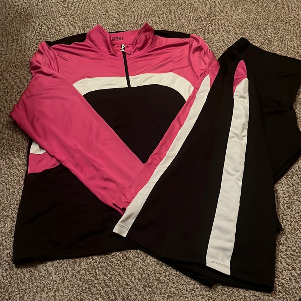 COPY - IZOD 2 piece Warm Up, Jacket and Capri Pant